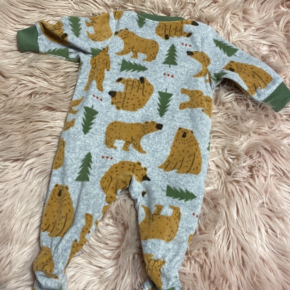 Bear Fleece Sleeper - Picture 2 of 3